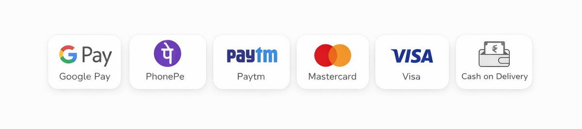 Accepted payment methods